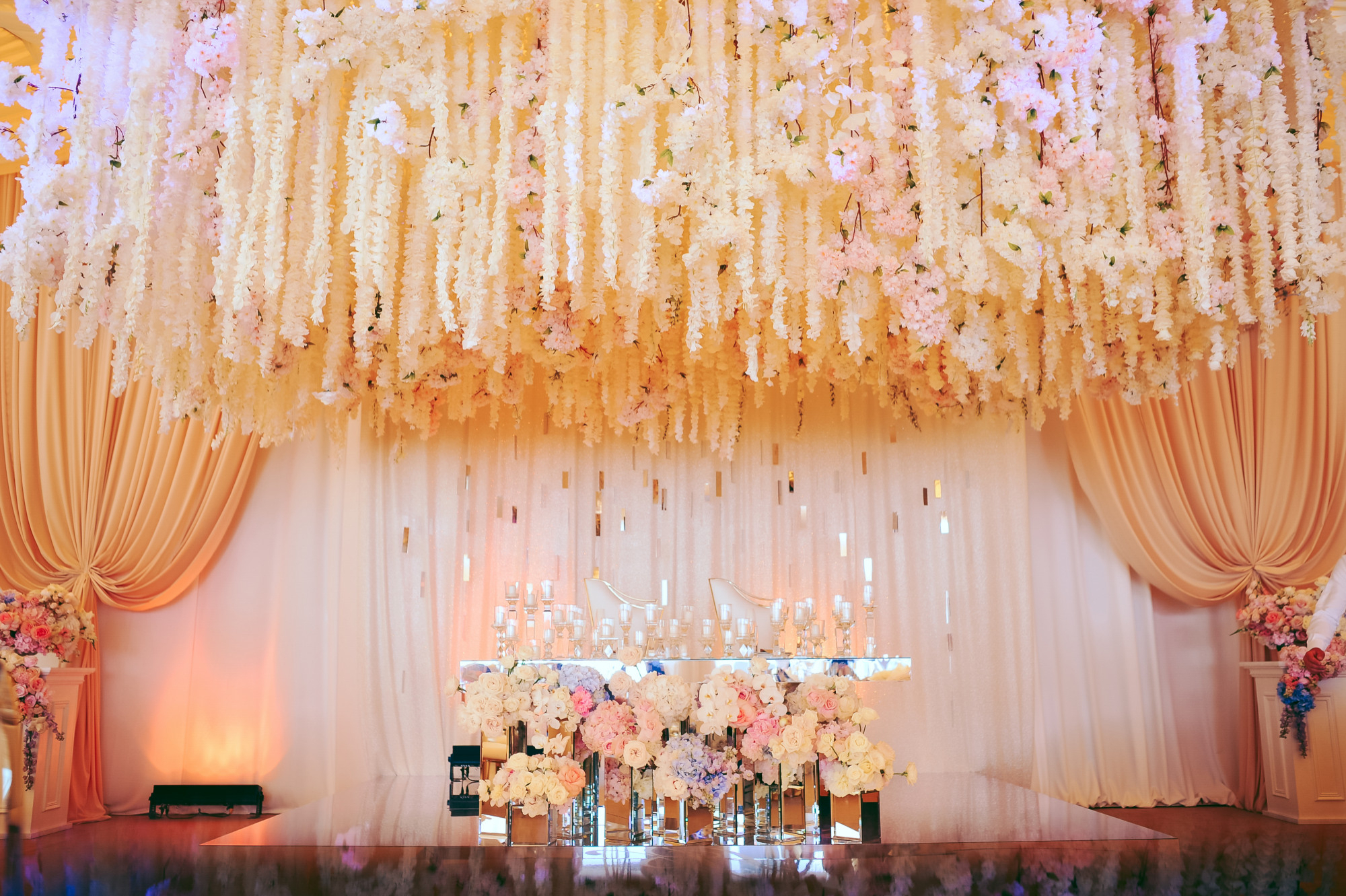 Wedding stage decoration by EverCraft Events